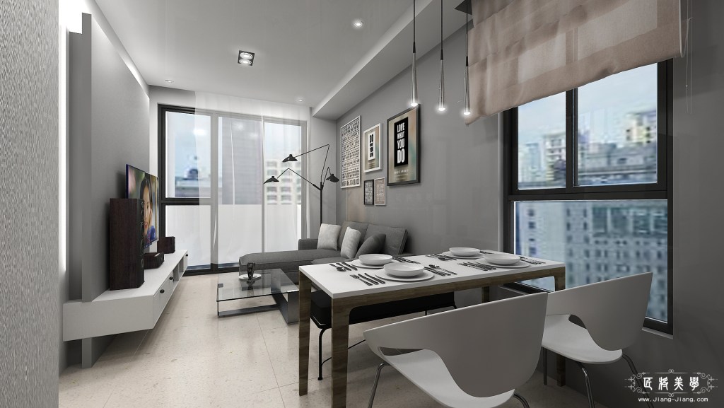 走進灰與白極簡控的幸福世界-富堡晶都