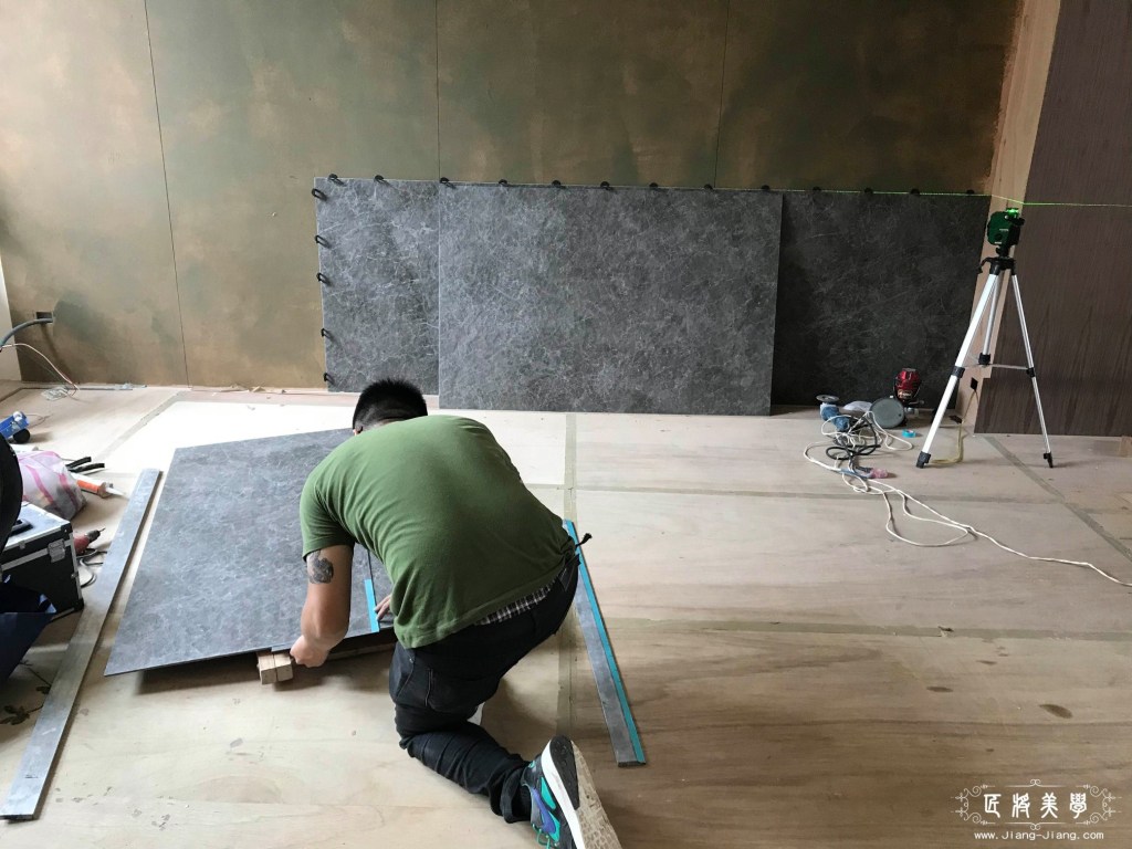 職人紀錄－義大利原裝進口大板磁磚