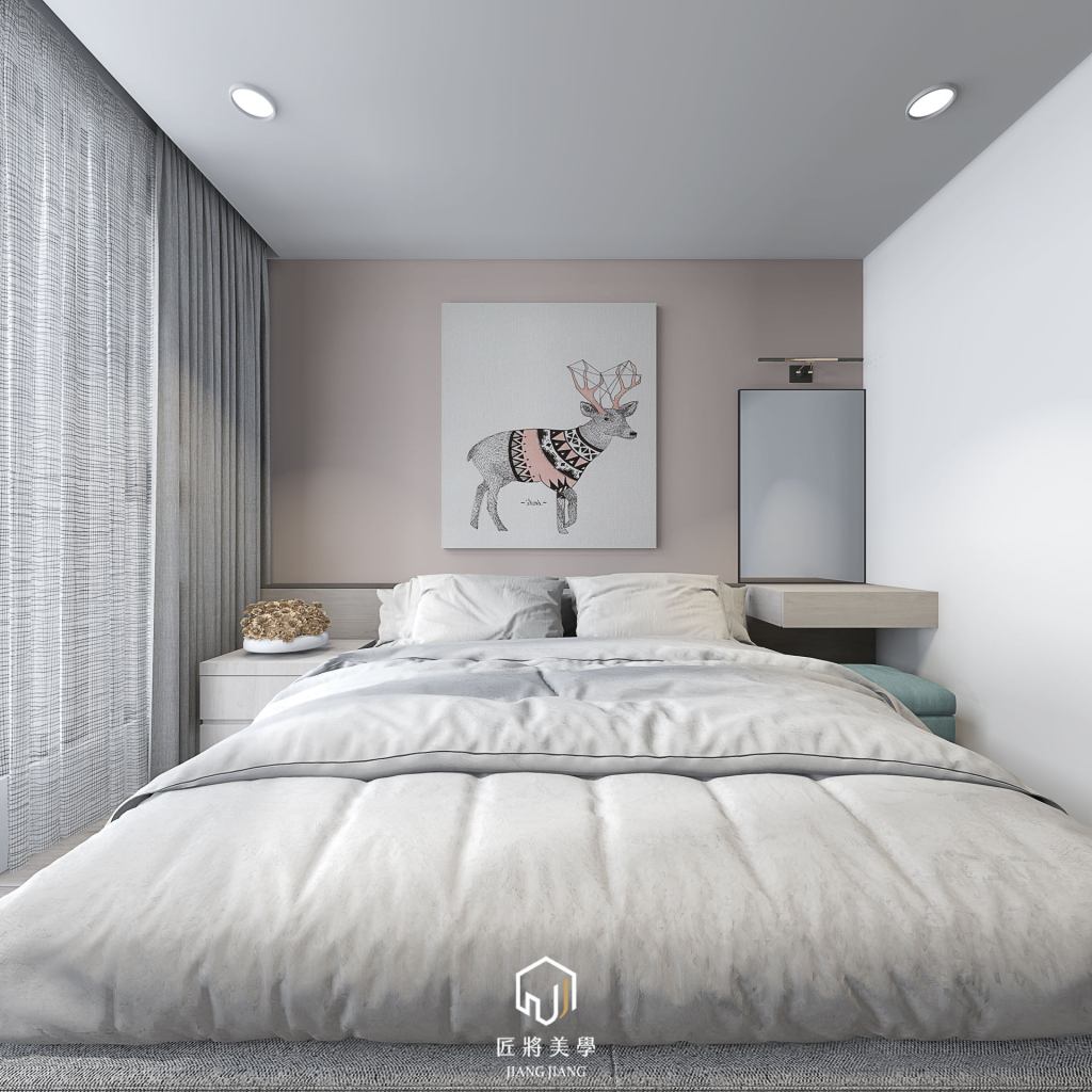 淡雅恬淡。豐實空間